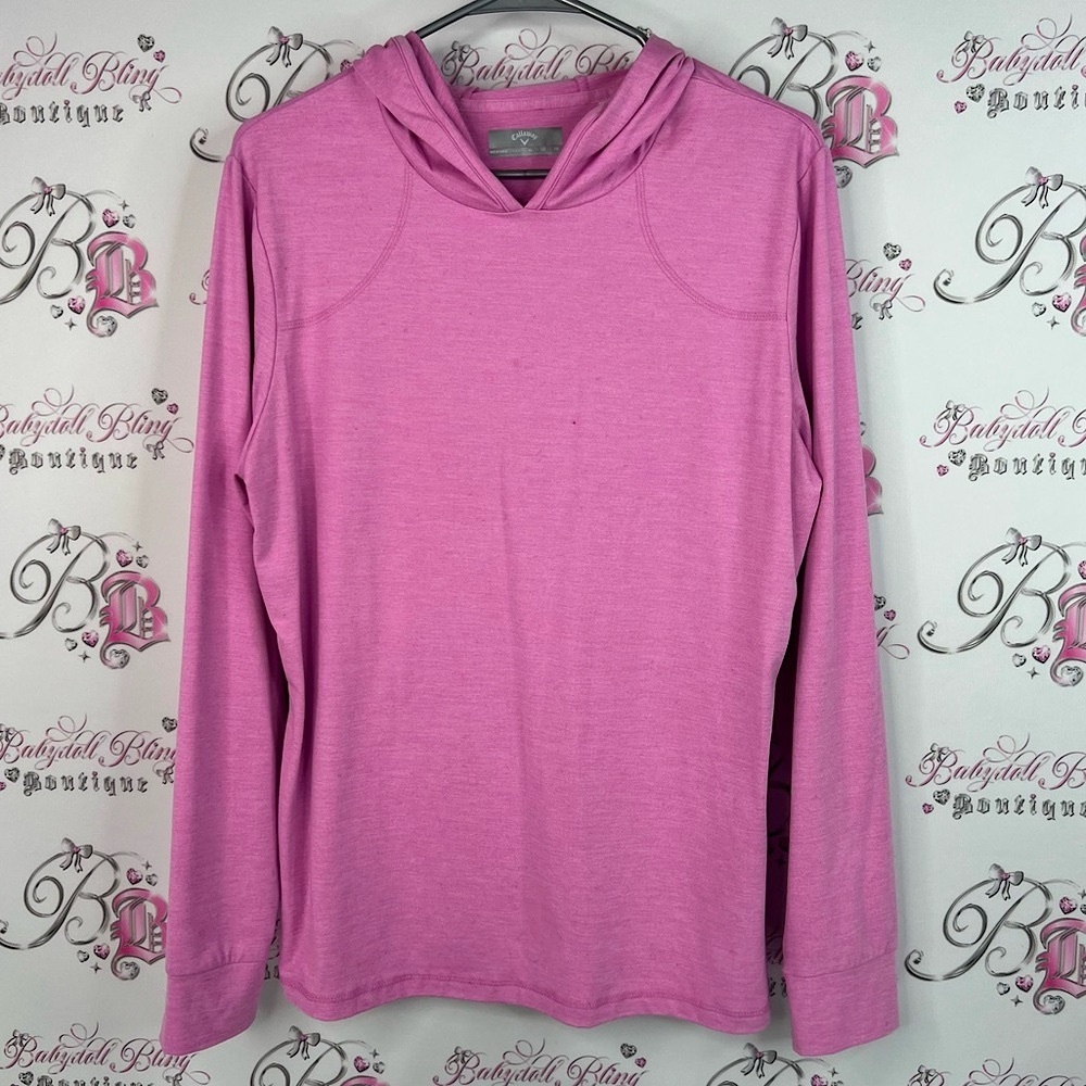 Callaway hoodie sweater weather series light Pink Weather Series Top golf
